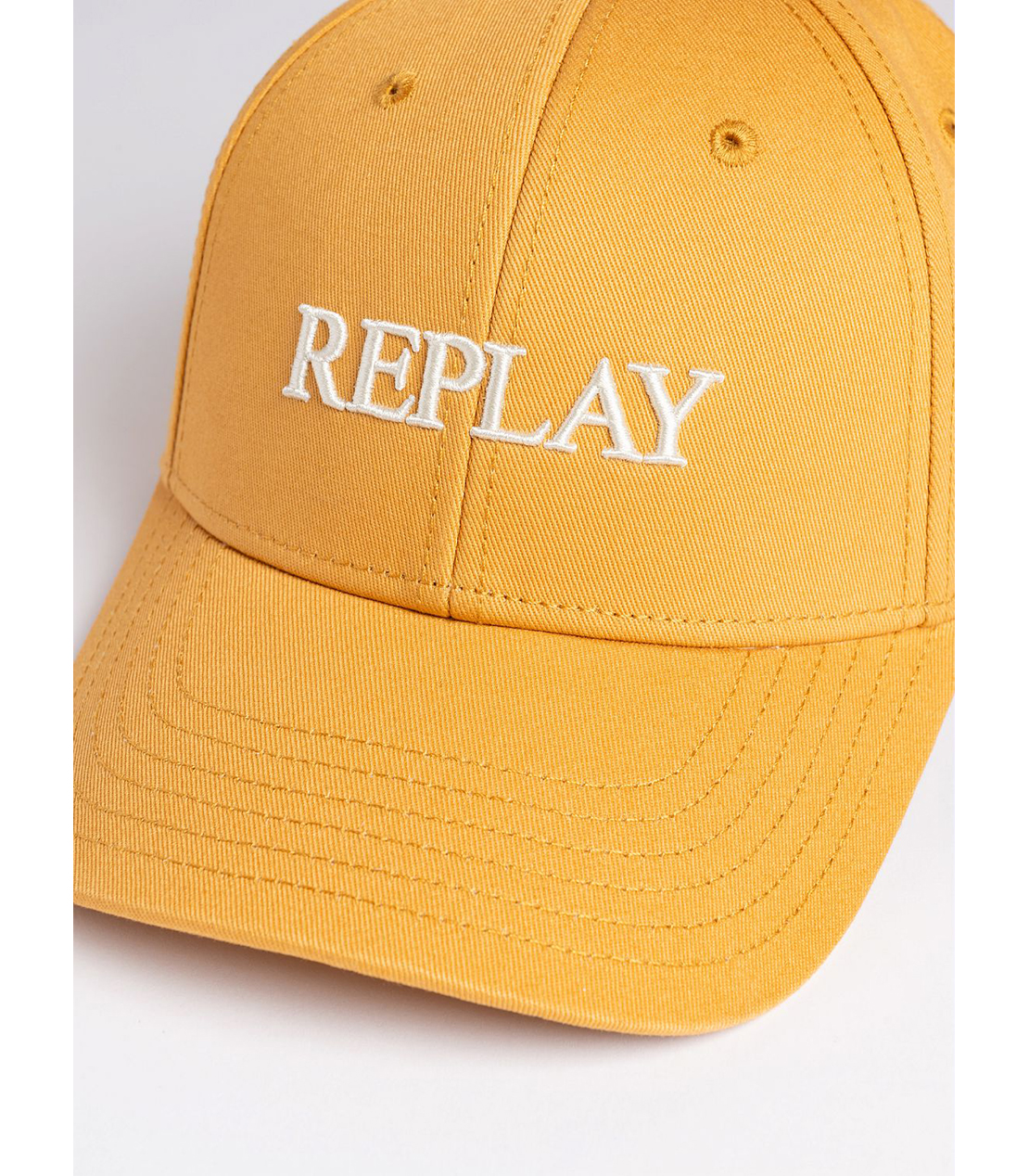 ユニセックス ロゴ刺しゅうコットンツイルCAP 詳細画像 イエロー 3